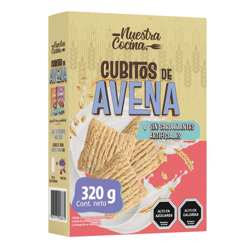 Cubitos de avena Nuestra Cocina 320 gr