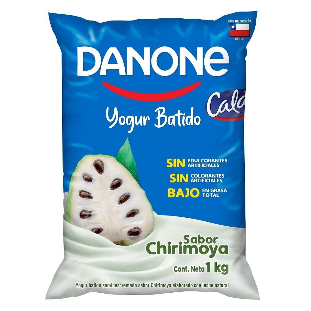 Yogurt batido Danone chirimoya bolsa 1 Kg