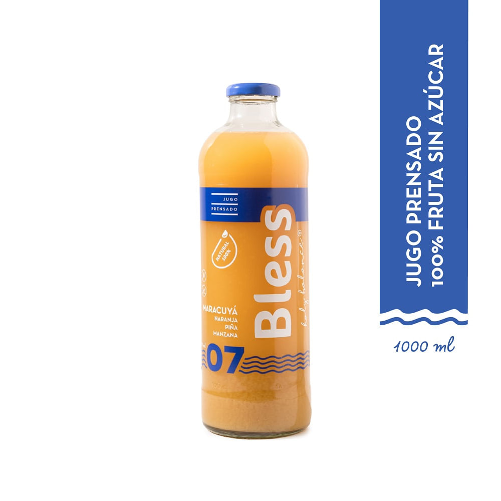 Jugo Bless maracuyá naranja piña y manzana 1 L